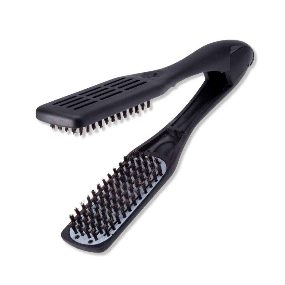 Thermoceramic clearance straightening brush