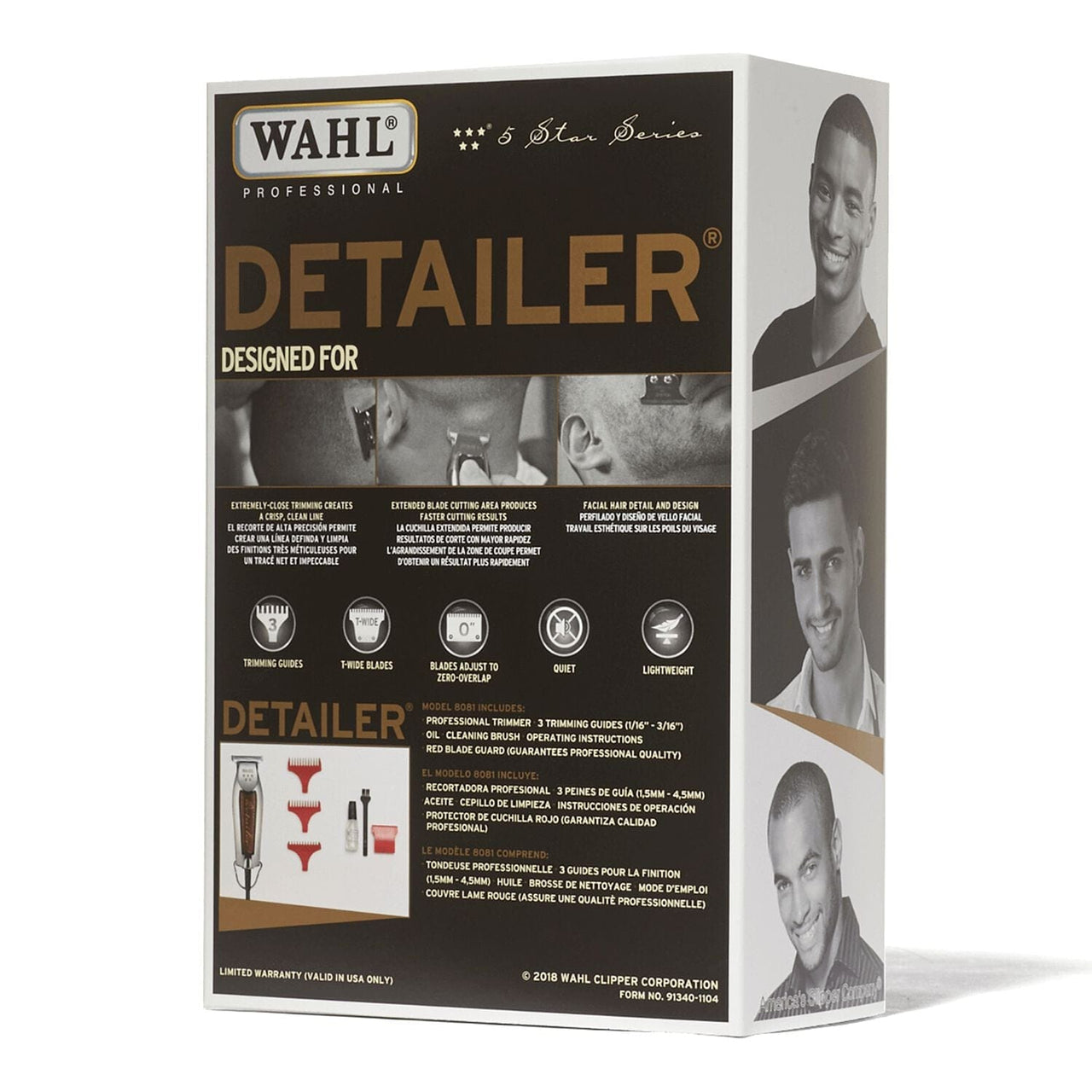 WAHL PROFESSIONAL_Detailer adjustable T-Wide blade_Cosmetic World