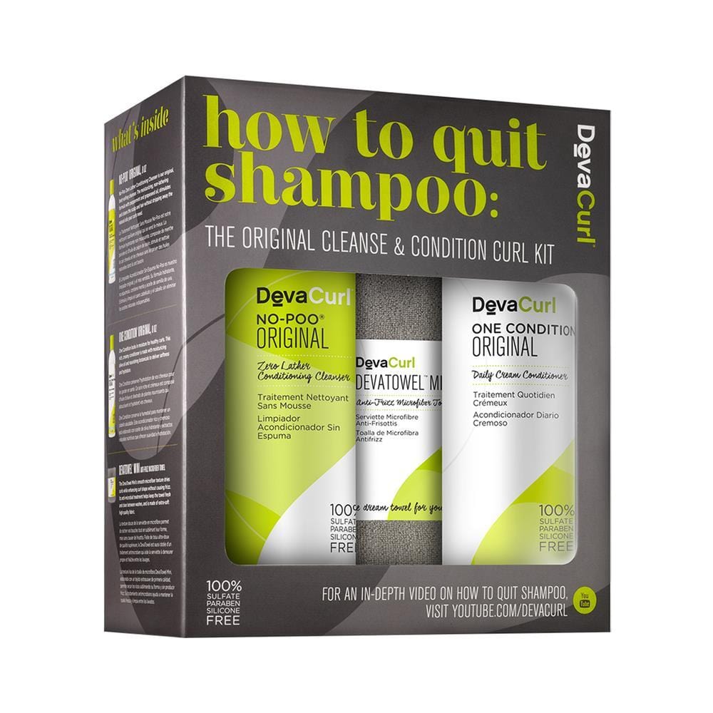 DEVA CURL_DevaCurl How to quit shampoo:The Original Cleanse and Condition Curl Kit_Cosmetic World