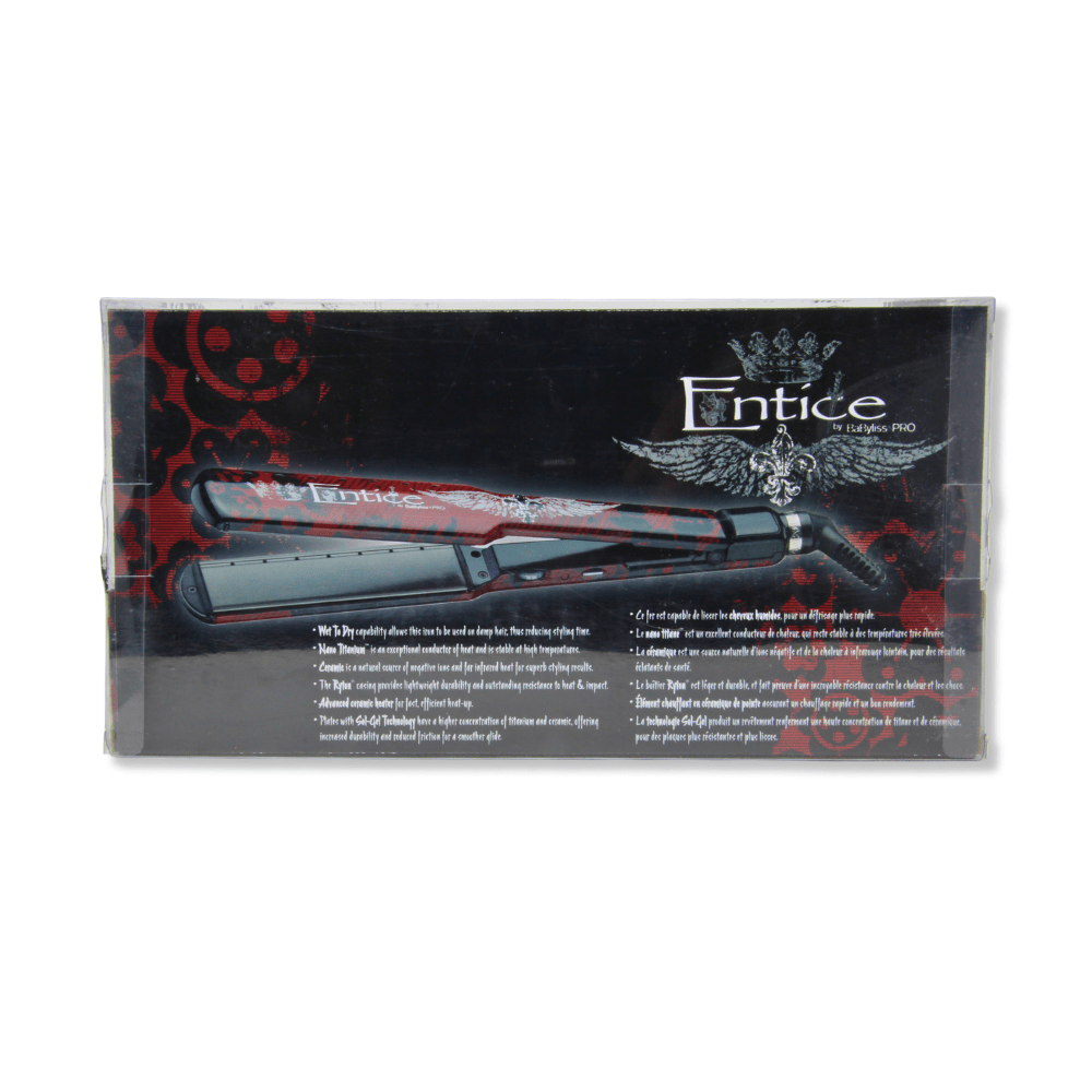 BABYLISS PRO_Entice Wet to Dry Nano Titanium Flat Iron Limited Edition_Cosmetic World