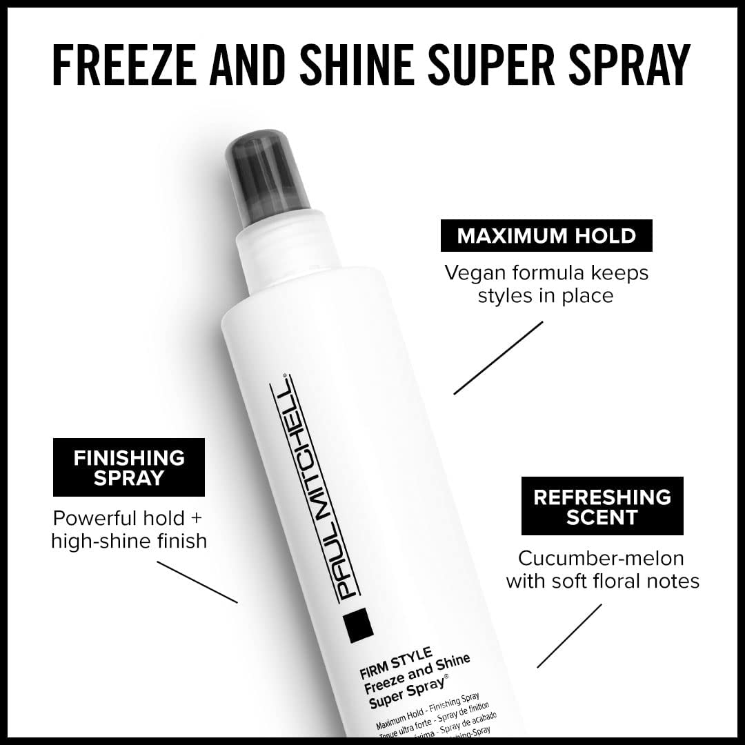 PAUL MITCHELL_Freeze and Shine Super Spray Maximum Hold Finishing Spray_Cosmetic World