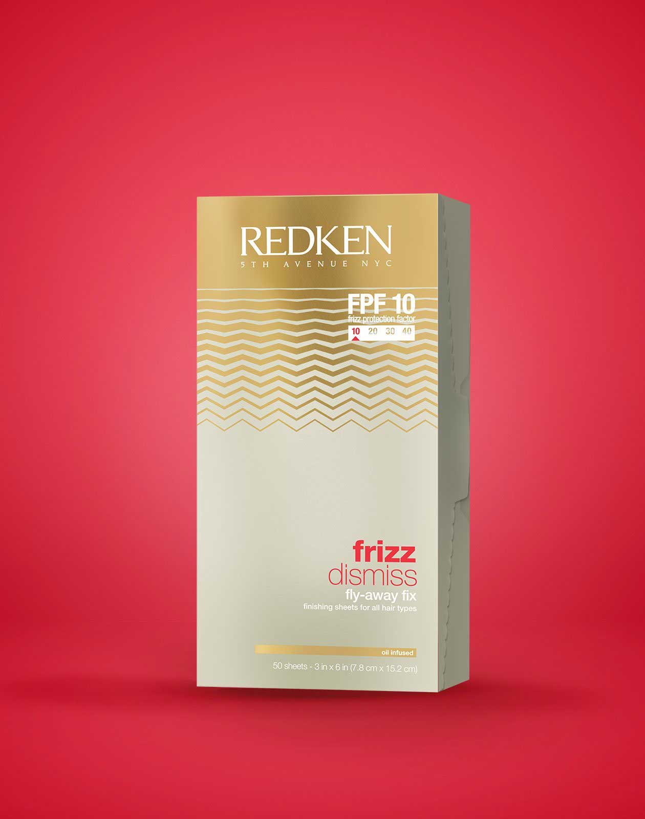 REDKEN_Frizz Dismiss fly-away fix 50 sheets 4 in. x 6 in._Cosmetic World