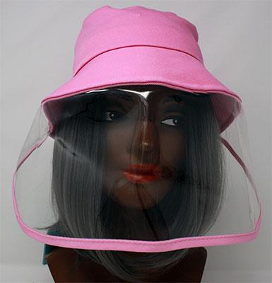 ECO MED_Full face Protective Isolation Bucket Hat/Shield 14cm long_Cosmetic World