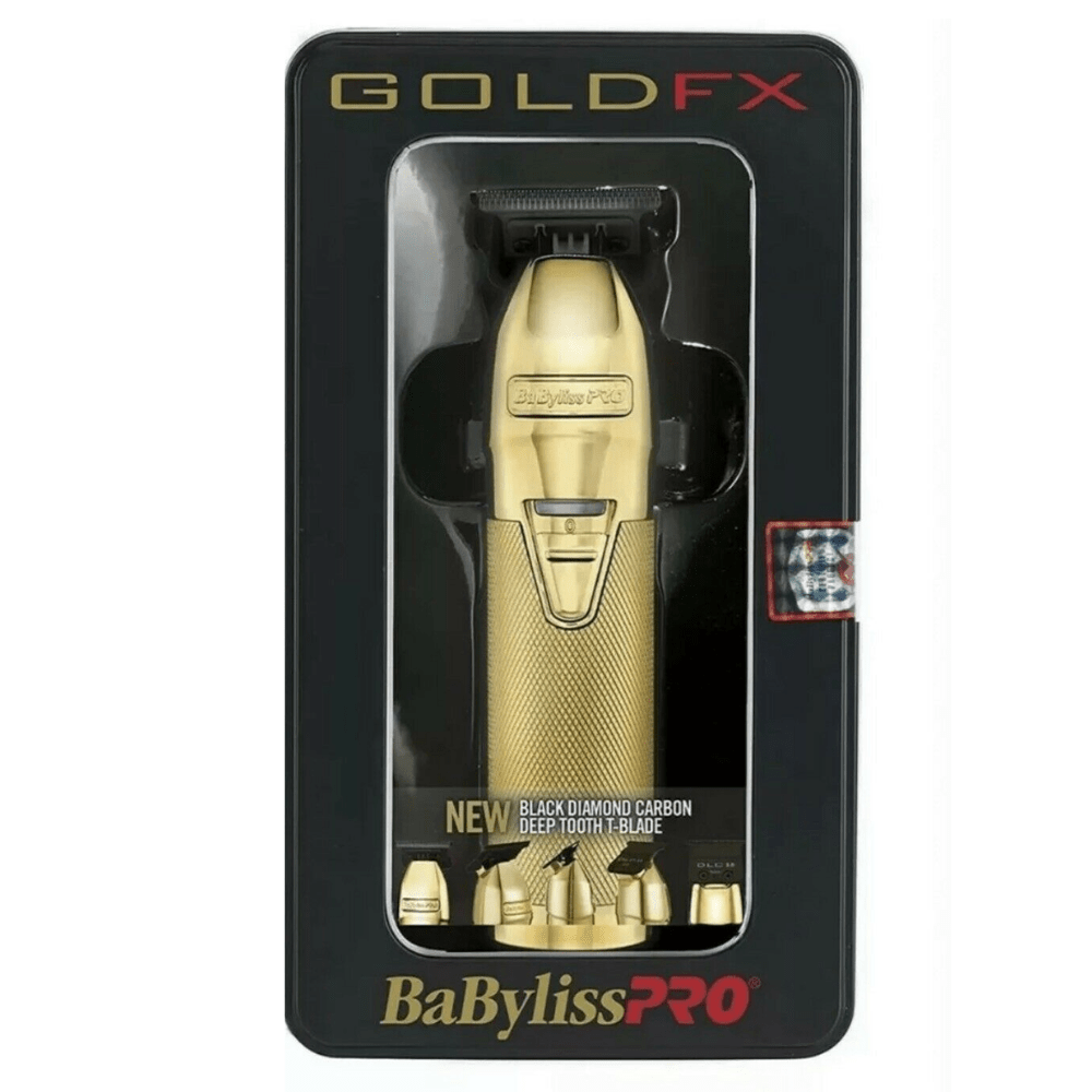 BABYLISS PRO_GoldFX Metal Lithium Outlining Trimmer - FX787GDB_Cosmetic World