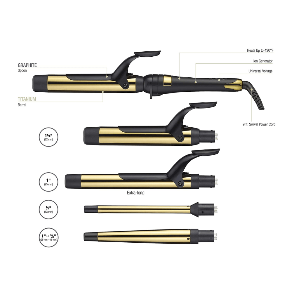 Ion titanium pro outlet spiral iron