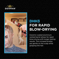 Thumbnail for DENMAN_Head Huggers Ceramic Thermal Brush (Large)_Cosmetic World