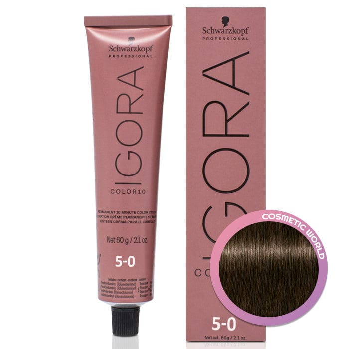 SCHWARZKOPF - COLOR 10_Igora Color 10 5-0 Light Brown_Cosmetic World