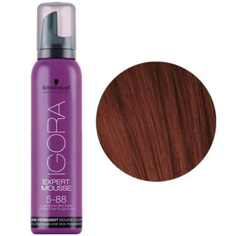 SCHWARZKOPF - IGORA_Igora Expert Mousse 5-88 Light Brown Red Extra_Cosmetic World