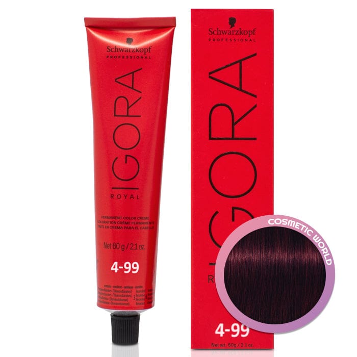 SCHWARZKOPF - IGORA ROYAL_Igora Royal 4-99 Medium Extra Violet Brown_Cosmetic World
