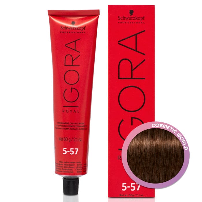 SCHWARZKOPF - IGORA ROYAL_Igora Royal 5-57 Light Brown Copper Gold_Cosmetic World