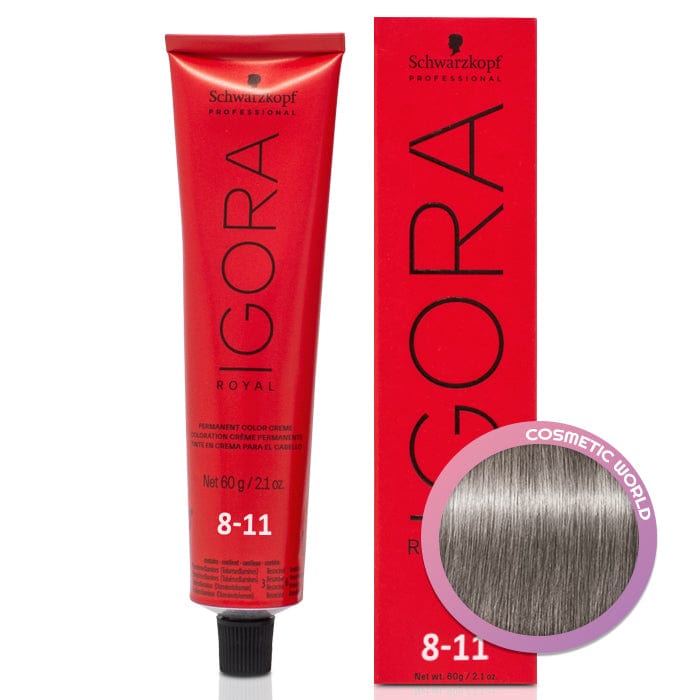 SCHWARZKOPF - IGORA ROYAL_Igora Royal 8-11 Light Blonde Cendre Extra_Cosmetic World