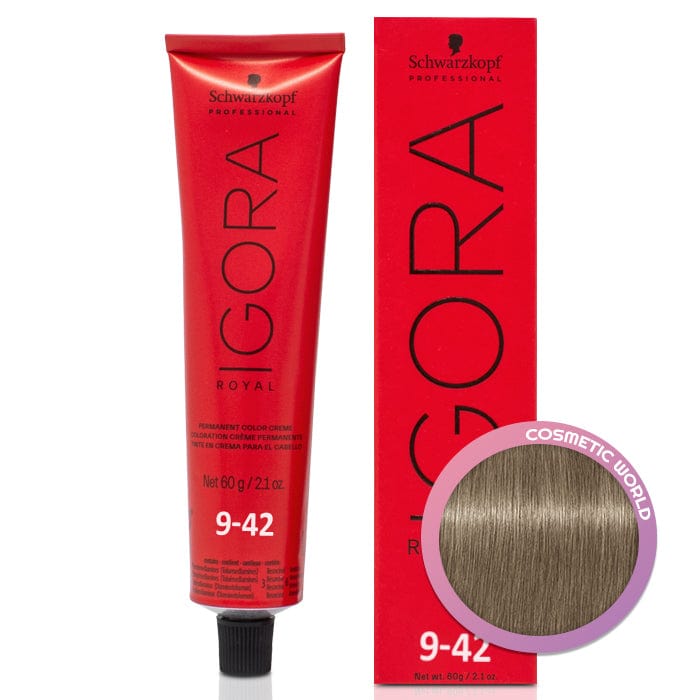 SCHWARZKOPF - IGORA ROYAL_Igora Royal 9-42 Extra Light Blonde Beige Ash_Cosmetic World