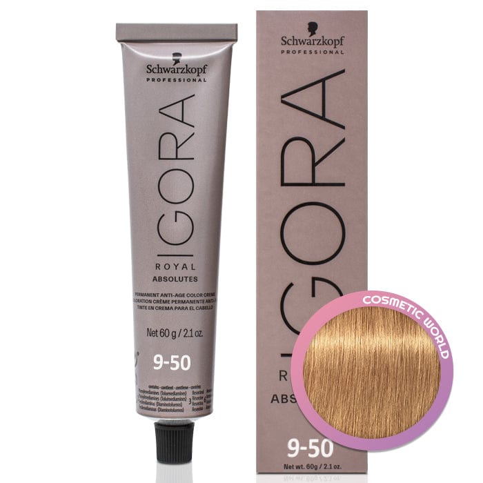 SCHWARZKOPF - IGORA ROYAL_Igora Royal Absolutes 9-50 Extra Light Blonde Gold Natural_Cosmetic World