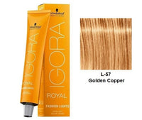 Thumbnail for SCHWARZKOPF - IGORA ROYAL_Igora Royal Fashion Lights L-57 Golden Copper_Cosmetic World