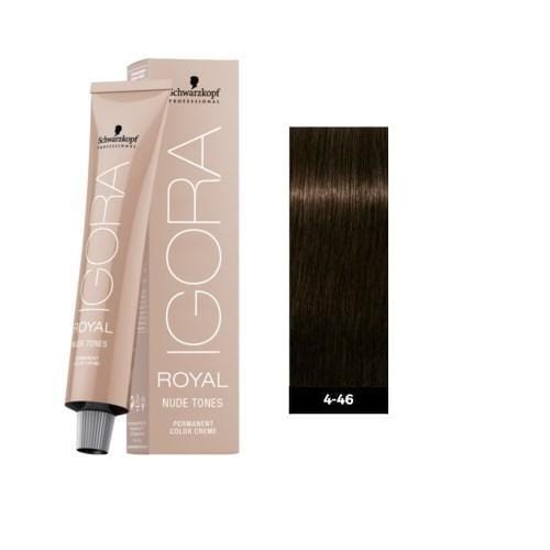 SCHWARZKOPF - IGORA ROYAL_Igora Royal Nude Tones 4-46 Medium Brown Beige Chocolate_Cosmetic World