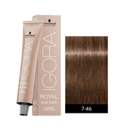 Thumbnail for SCHWARZKOPF - IGORA ROYAL_Igora Royal Nude Tones 7-46 Medium Blonde Beige Chocolate_Cosmetic World