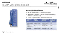 Thumbnail for SCHWARZKOPF - IGORA VARIO BLOND_Igora Vario Blond Cool Lift cool lightener additive_Cosmetic World