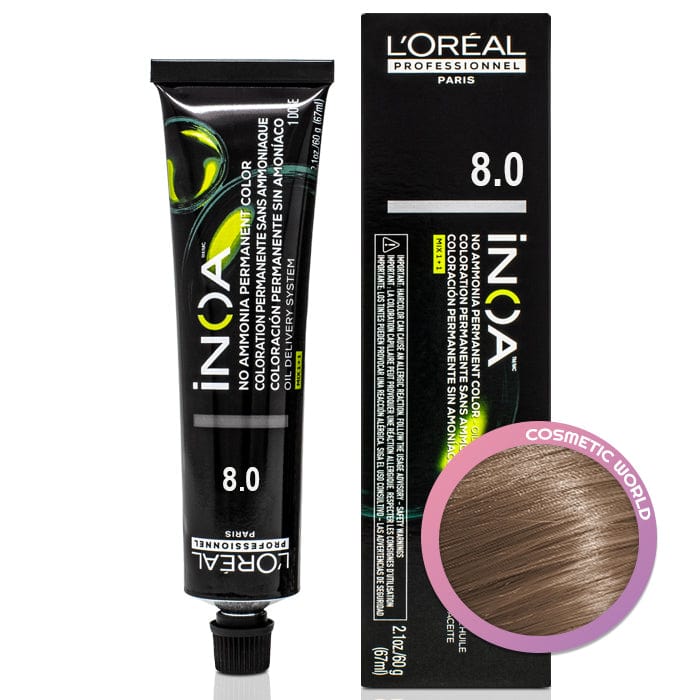 L'OREAL - INOA_iNOA 8.0/8NN Light Blonde Natural_Cosmetic World
