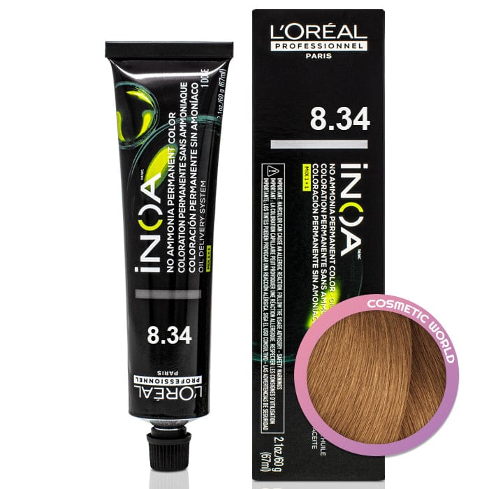 L'OREAL - INOA_iNOA 8.34/8GC Light Blonde Gold Copper_Cosmetic World