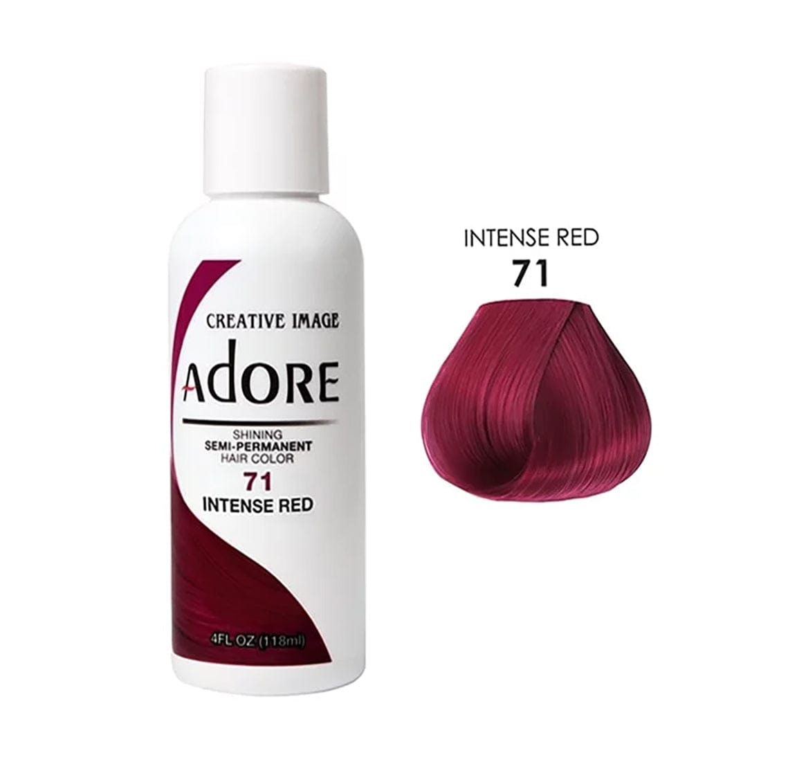 That Use Intense Color ADORE Intense Red 71 semi-permanent hair color – Cosmetic World