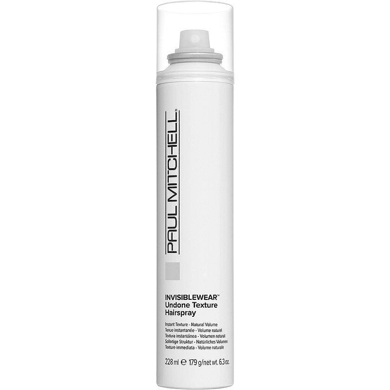 PAUL MITCHELL_Invisiblewear Undone Texture Hairspray Instant Texture+Natural Volume 6.3oz_Cosmetic World