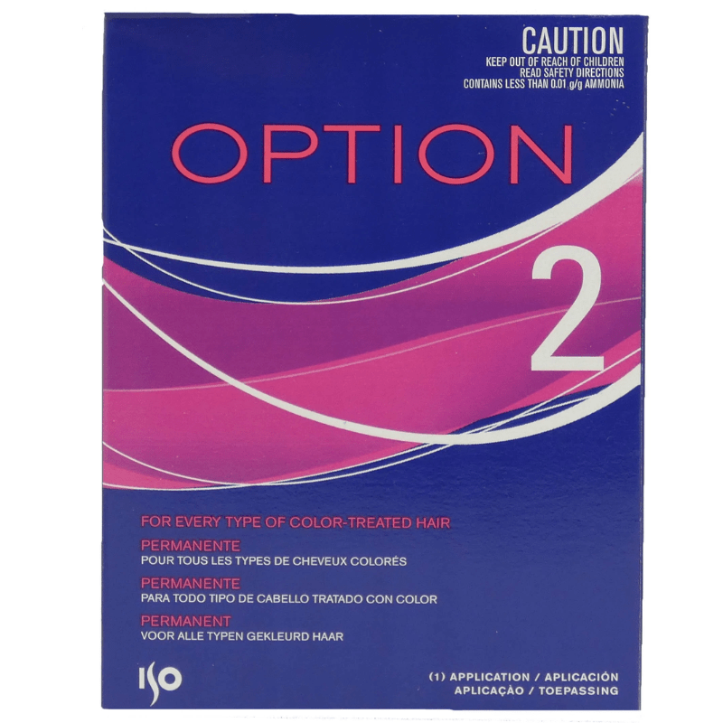 ISO Option 2 Permanent Wave For Colortreated Hair cosmeticworld.ca
