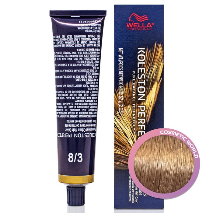 WELLA - KOLESTON PERFECT_Koleston Perfect ME+ 8/3 Light Blonde Gold_Cosmetic World