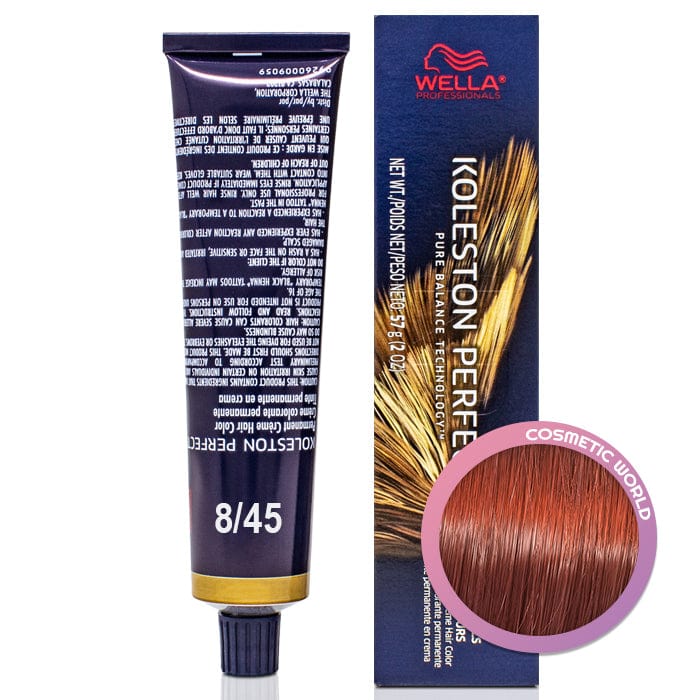 WELLA - KOLESTON PERFECT_Koleston Perfect ME+ 8/45 Light Blonde/Red Red-Violet_Cosmetic World