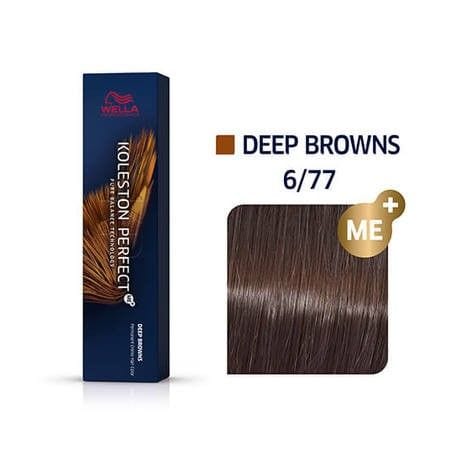 WELLA - KOLESTON PERFECT_Kolestone Perfect Me+ 6/77 Dark Blonde/Brown Brown_Cosmetic World