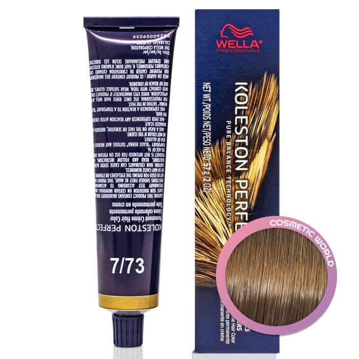 WELLA - KOLESTON PERFECT_Kolestone Perfect Me+ 7/73 Medium Blonde/Brown gold_Cosmetic World