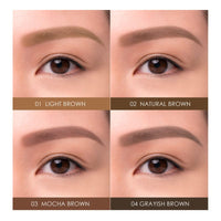Thumbnail for K-PALETTE_Lasting 2Way Eyebrow Pencil 01 Light Brown_Cosmetic World