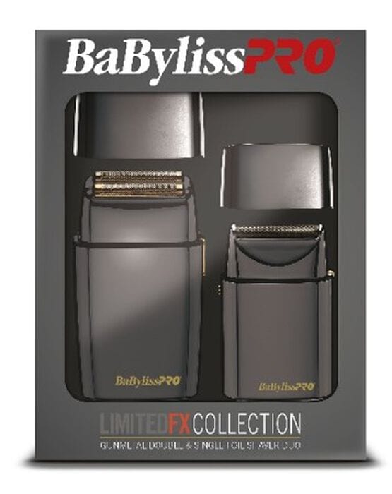 BABYLISS PRO_Limited FX Double & Single Foil Shaver Set (Black)_Cosmetic World