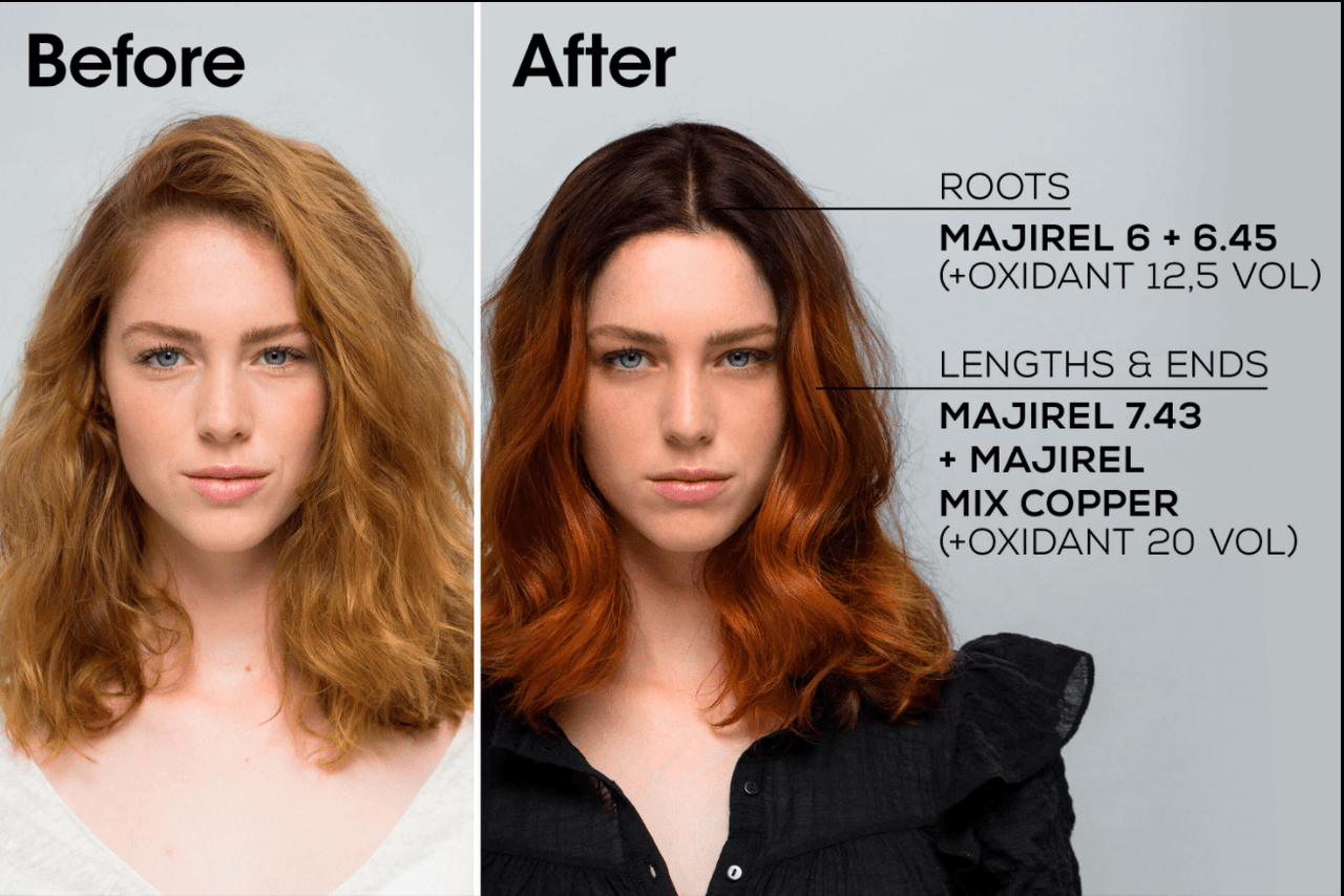 L Oreal Majirel 7.43 7CG Copper Golden Blonde cosmeticworld