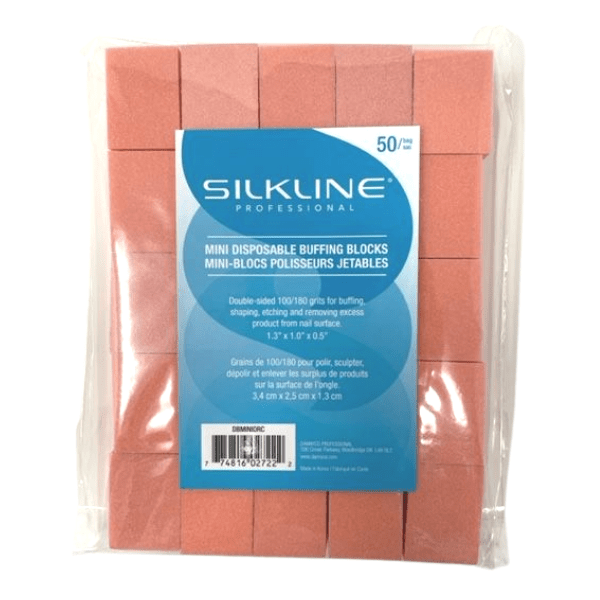SILKLINE PROFESSIONAL_Mini Disposable Buffing Blocks 50pcs_Cosmetic World