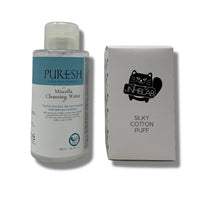 Thumbnail for Puresh_Miscella Cleansing Water + BONUS Silky Cotton Puff_Cosmetic World
