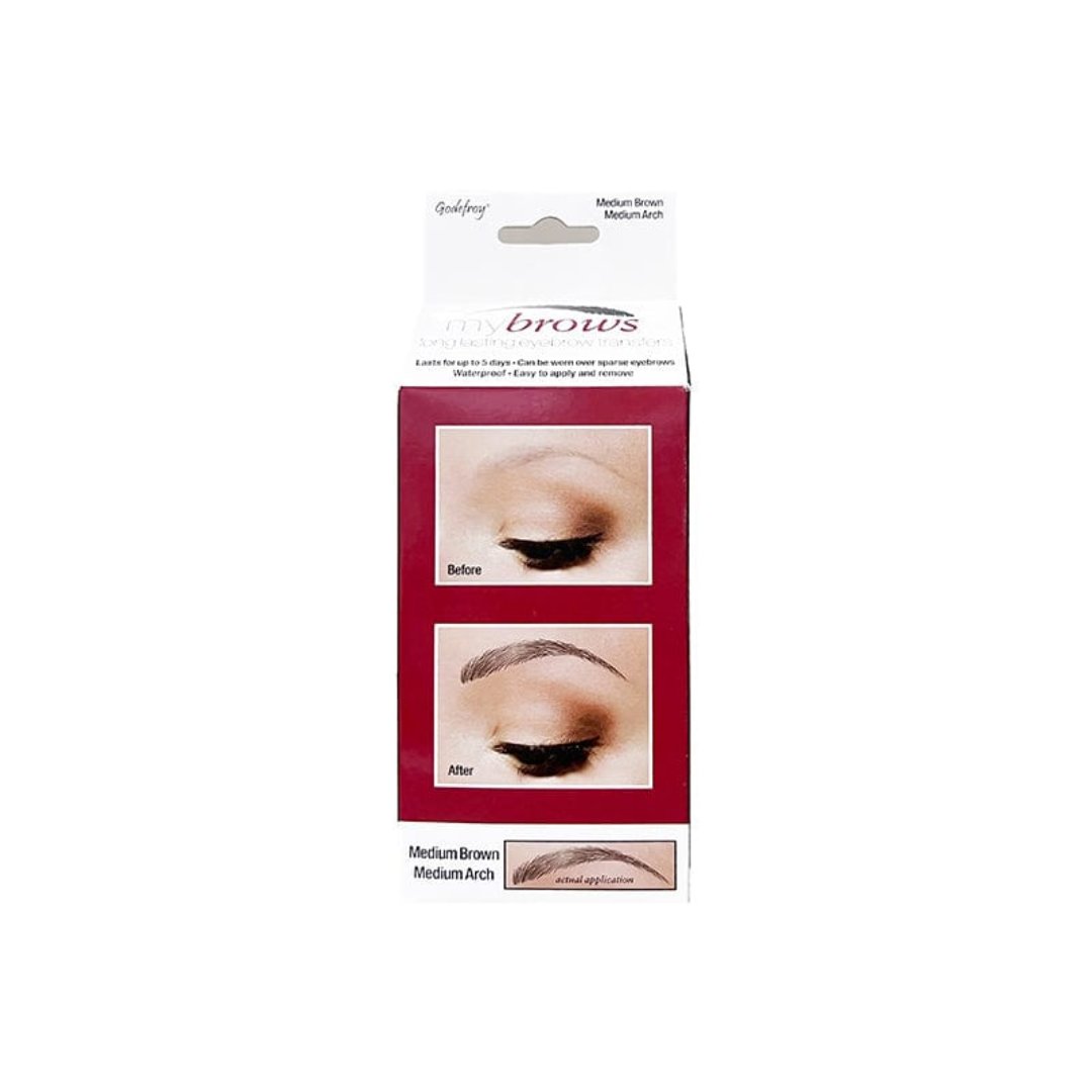 GODEFROY_My Brows Long Lasting Eyebrow Transfers_Cosmetic World