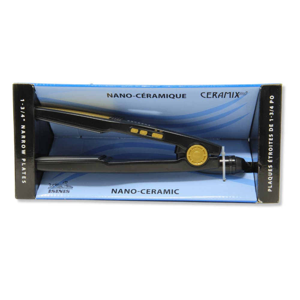 ISINIS_Nano Ceramic Ceramix Flat Iron 1-3/4 " Narrow Plates_Cosmetic World