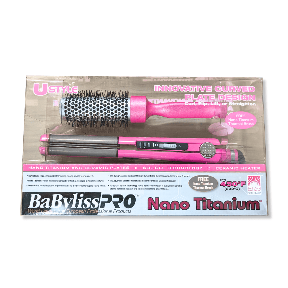 BaByliss PRO Nano Titanium 1 Ceramic Flat Iron Cosmeticworld