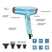 Thumbnail for BABYLISS PRO_Nano Titanium Professional High Speed Dual Ionic Hairdryer_Cosmetic World