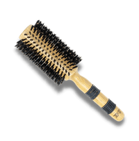 Thumbnail for REJUVEN8_Natural Boar Bristle Round Brush 6.5cm wide 23cm long Large_Cosmetic World