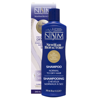 NISIM_New Hair Biofactors Shampoo for Normal to Dry hair 8oz_Cosmetic World