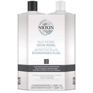 NIOXIN_Nioxin 2 Cleanser/Shampoo and Scalp Therapy/Conditioner for Progressed Thinning 33.8oz_Cosmetic World