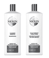 Thumbnail for NIOXIN_Nioxin 2 Cleanser/Shampoo and Scalp Therapy/Conditioner for Progressed Thinning 33.8oz_Cosmetic World