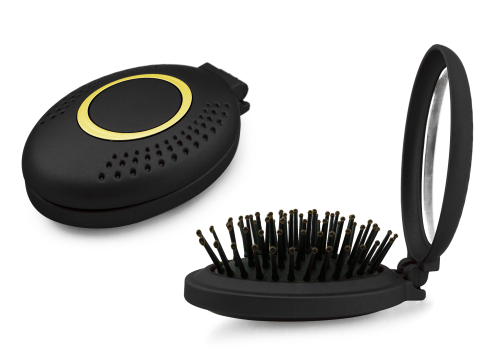 BABYLISS PRO_Pocket Brush with Mirror_Cosmetic World