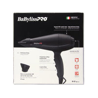 Thumbnail for BABYLISS PRO_Professional Hairdryer 1874 Watt with Nozzle and AC motor_Cosmetic World