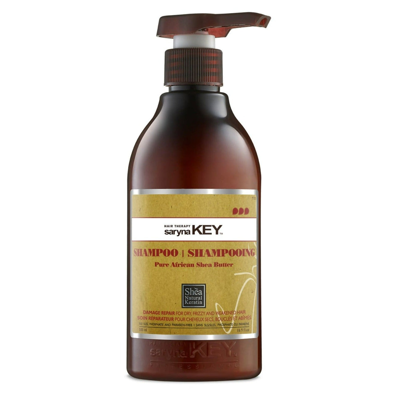 SARYNA KEY_Pure African Shea Butter Damage Repair Shampoo 500ml / 16.9oz_Cosmetic World