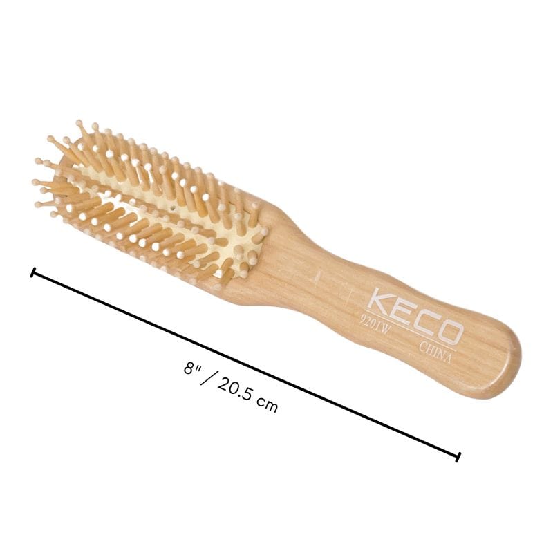KECO_Rectangle Wood Paddle Brush_Cosmetic World