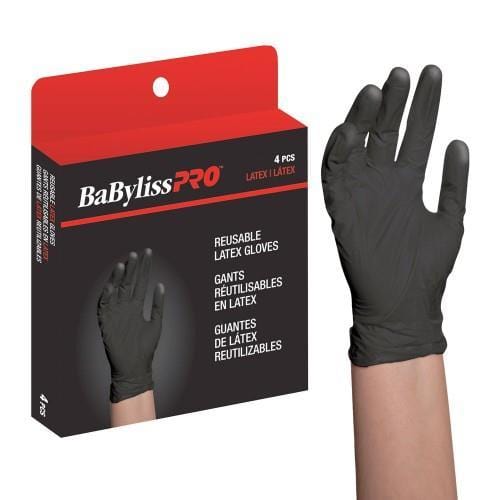 BABYLISS PRO_Reusable Latex Gloves 4 pcs_Cosmetic World
