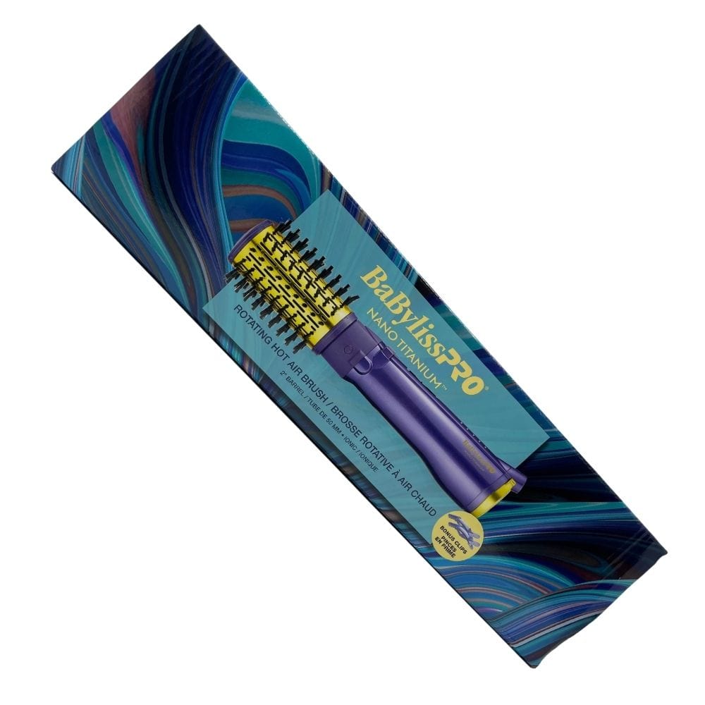 BABYLISS PRO_Rotating 2" Hot Air Brush Nano Titanium limited edition_Cosmetic World