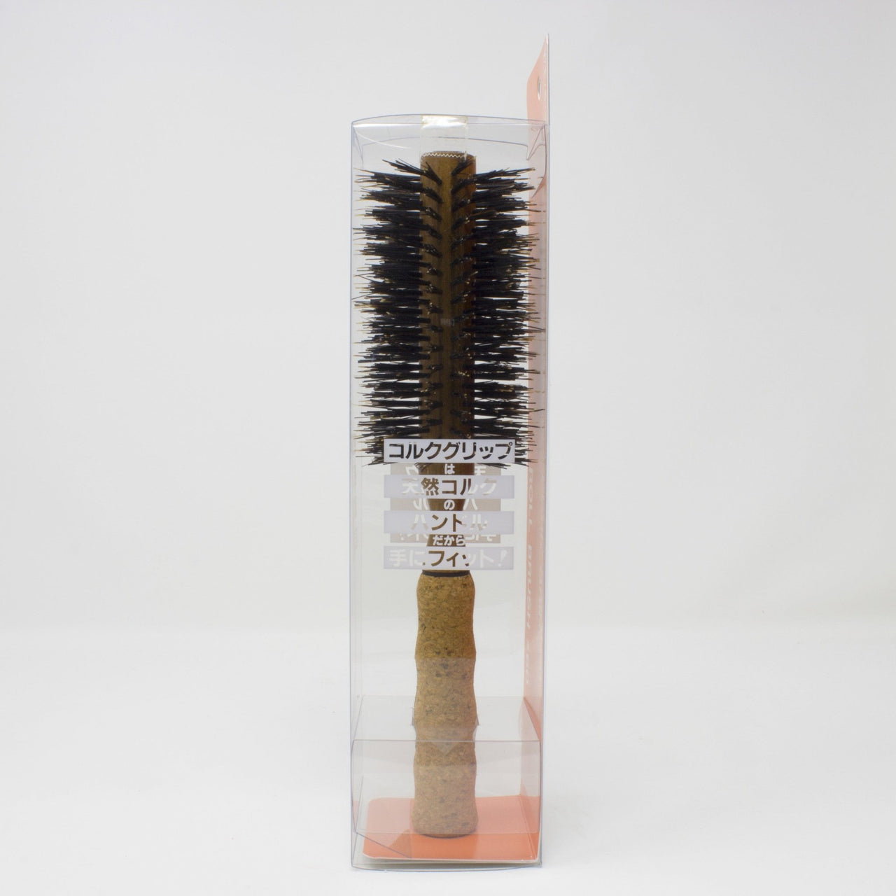 VESS_Round brush - Natural boar bristle - Cork grip 2.5"/ 6.35 cm_Cosmetic World